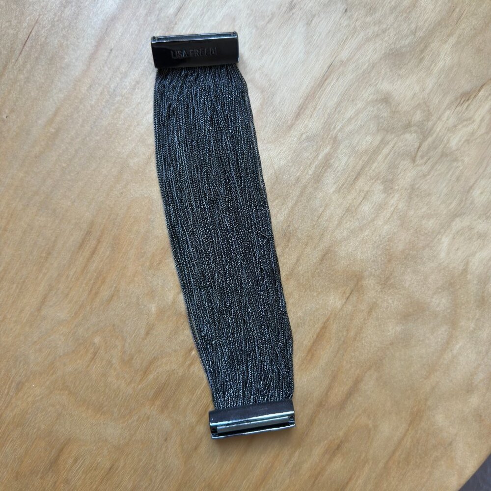 Lisa Freede Gunmetal Pyramid Magnetic Rachel Bracelet - Picture 7 of 10